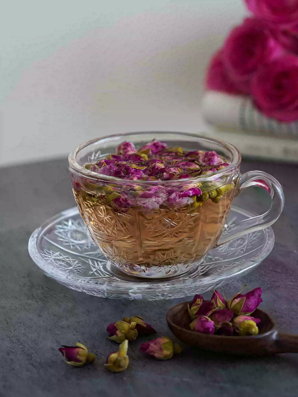 500PK Hand-Cut Crystal Coffee Cup