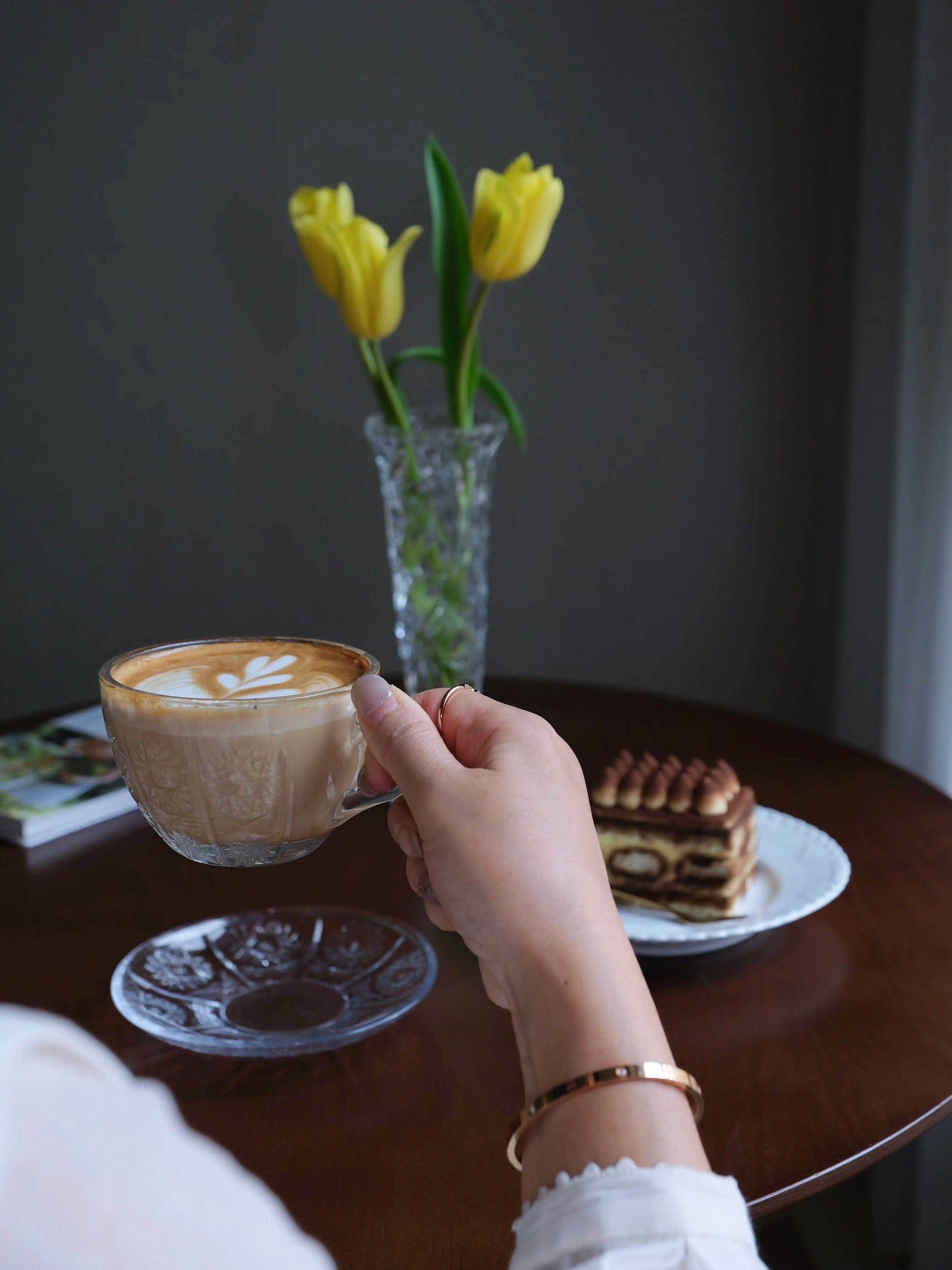 500PK Hand-Cut Crystal Coffee Cup