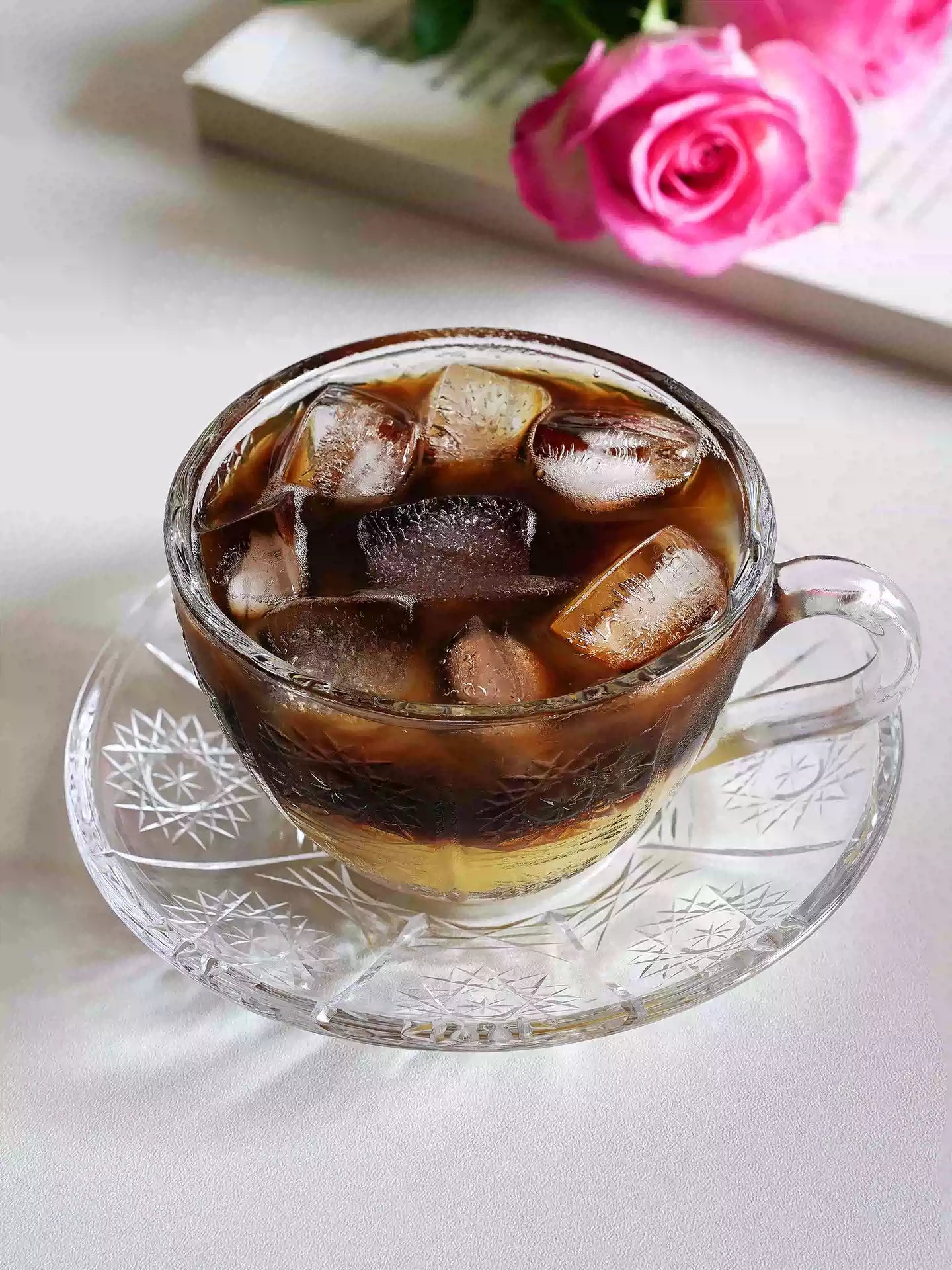 500PK Hand-Cut Crystal Coffee Cup
