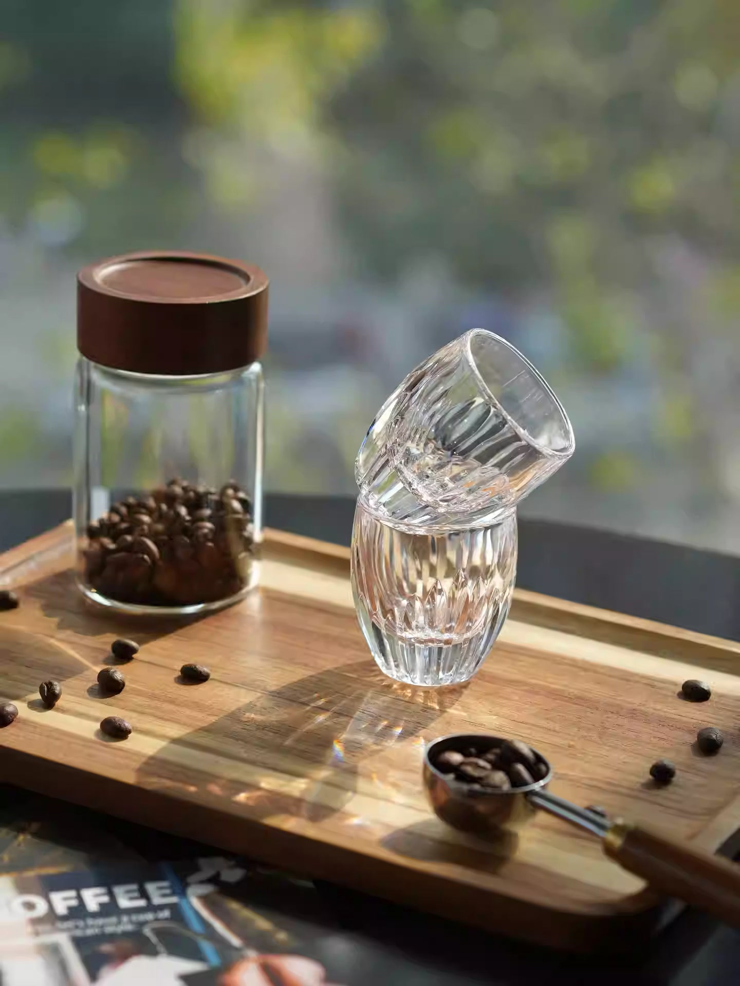 Marentia Hand-Cut Crystal White Wine Glasses - Premium Stemware Set of 2/6