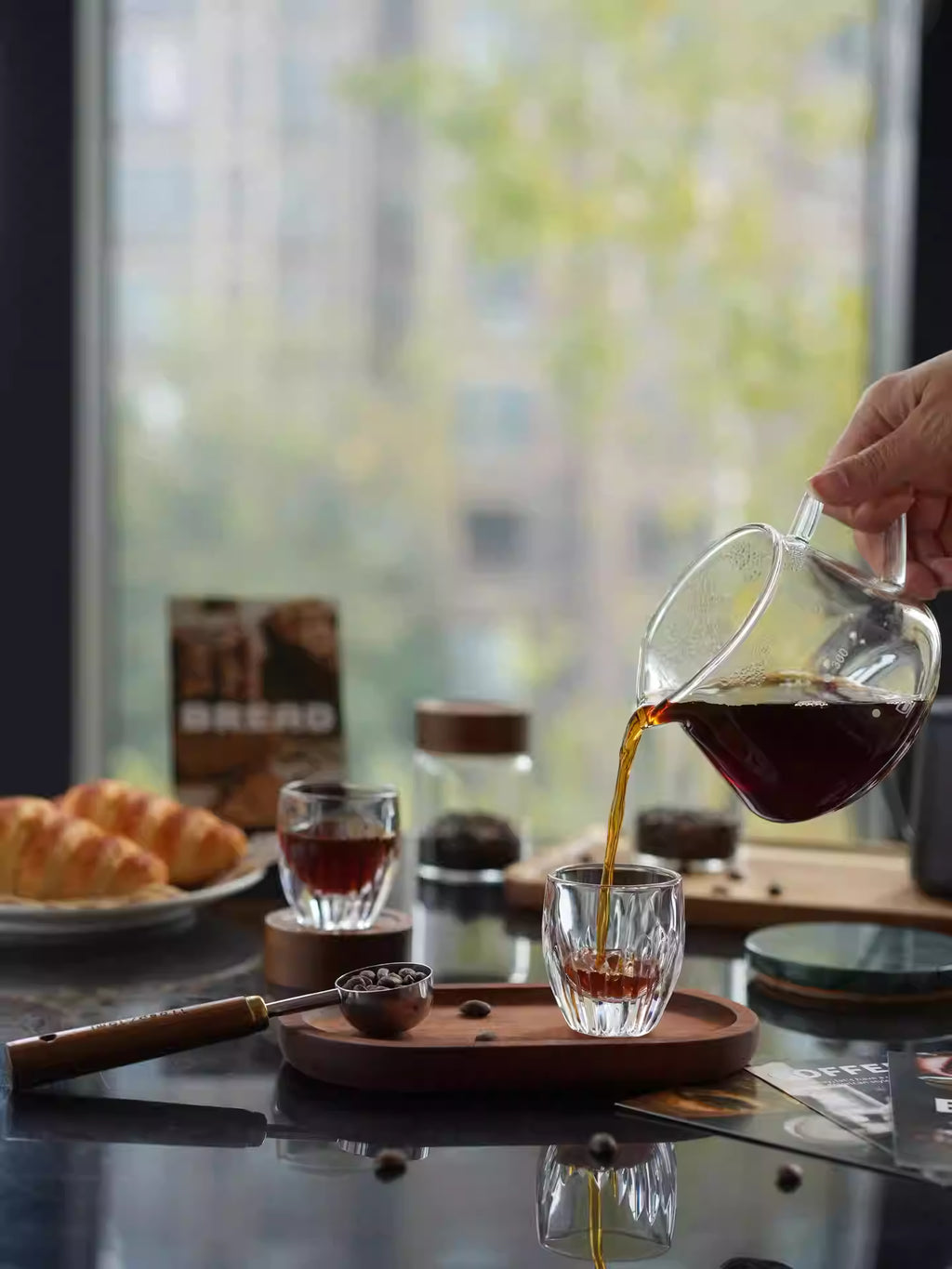 Marentia Hand-Cut Crystal White Wine Glasses - Premium Stemware Set of 2/6