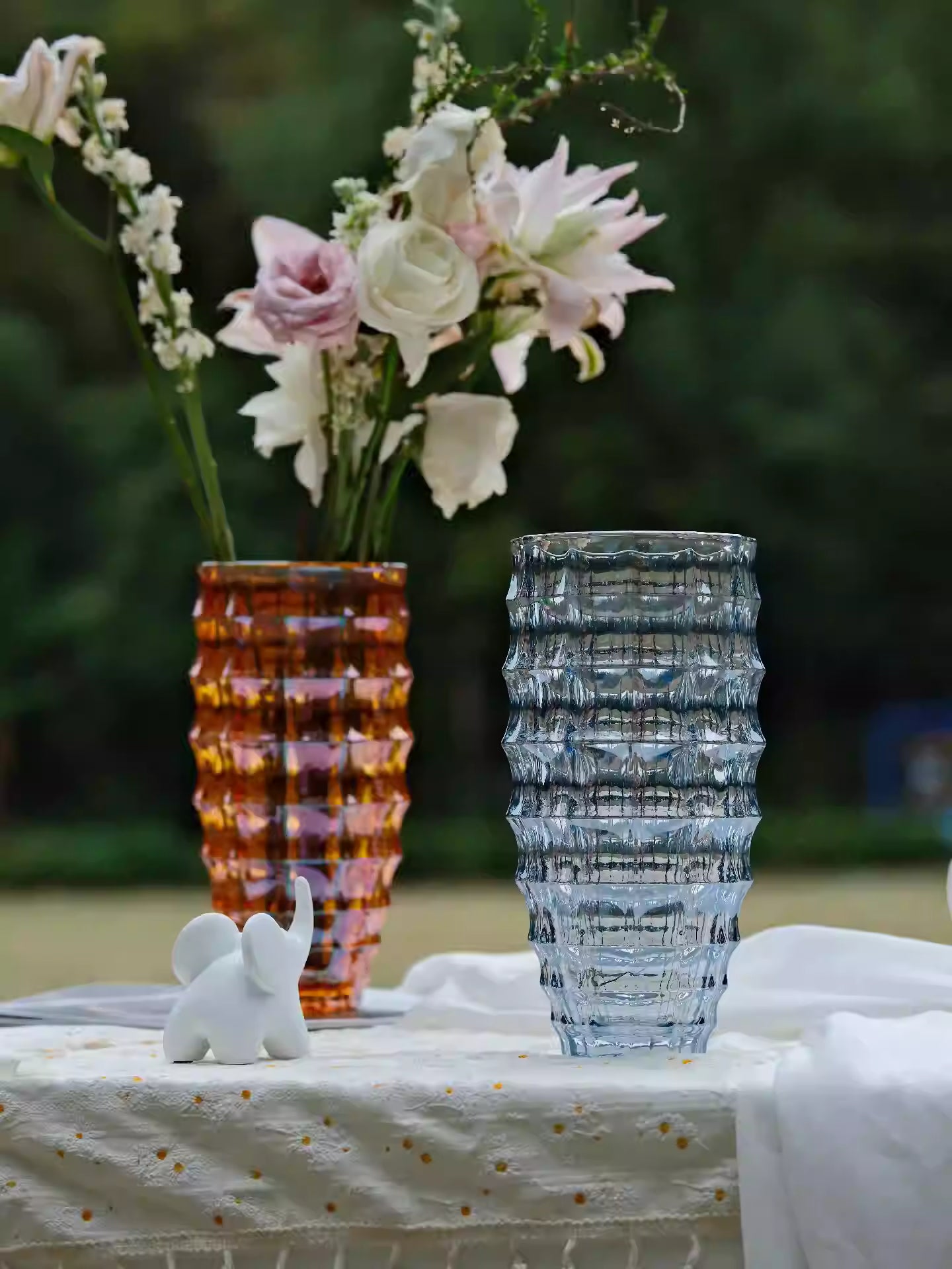 Mauritius Bay Series - Hand-cut Crystal Vase