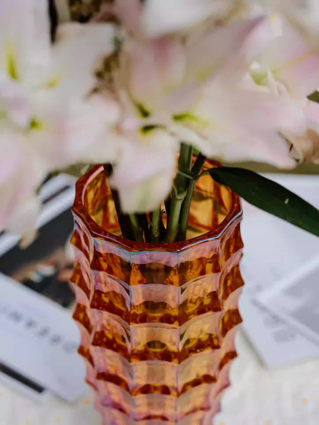 Mauritius Bay Series - Hand-cut Crystal Vase